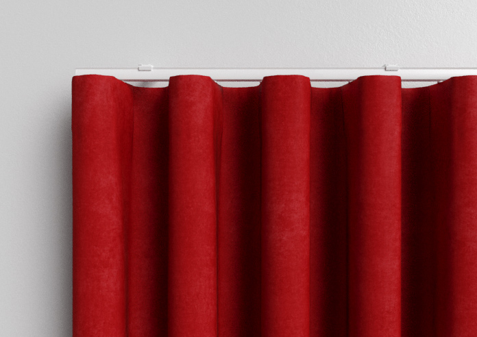 Faux Suede, Red - Made to Measure Curtains - Image 13